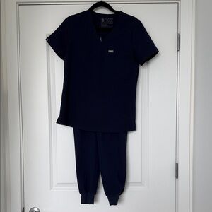 Figs Deep Blue Medical Scrub Set